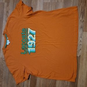 Lacoste size 9 or 3xl orange